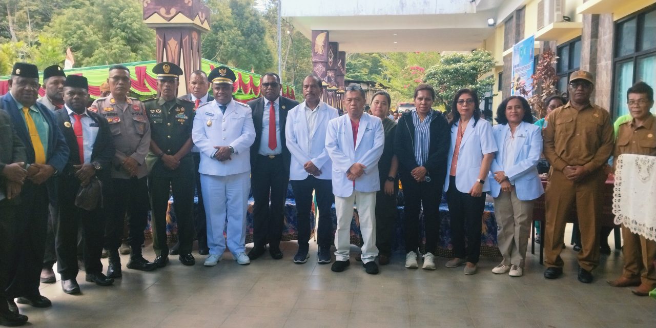 Wabup Maybrat Ferdinando Solossa Launching Pengobatan Gratis, Hadirkan Dokter Spesialis Layani Masyarakat