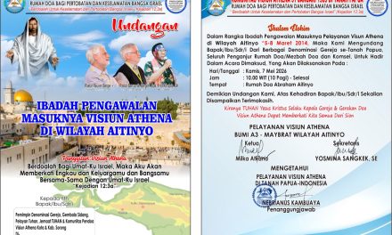 Pelayanan Visiun Athena Gelar Ibadah Pengawalan Masuknya Pelayanan di Wilayah Aitinyo Maybrat