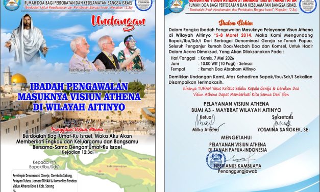 Pelayanan Visiun Athena Gelar Ibadah Pengawalan Masuknya Pelayanan di Wilayah Aitinyo Maybrat