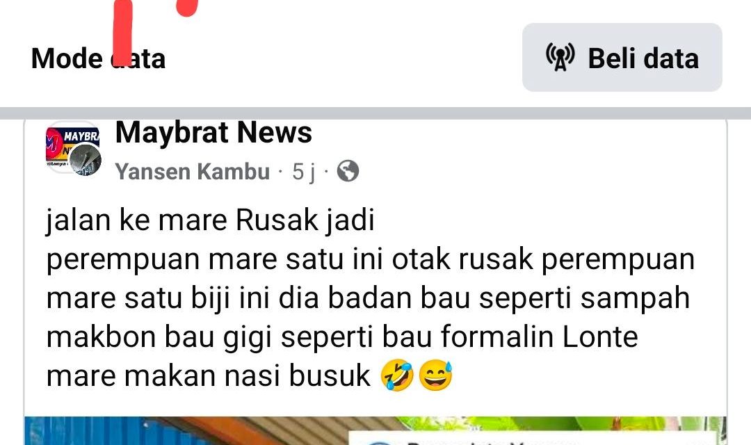 Diduga Hina Suku Mare di Media Sosial, Warga Siap Laporkan Akun Facebook Yansen Kambu ke Polisi
