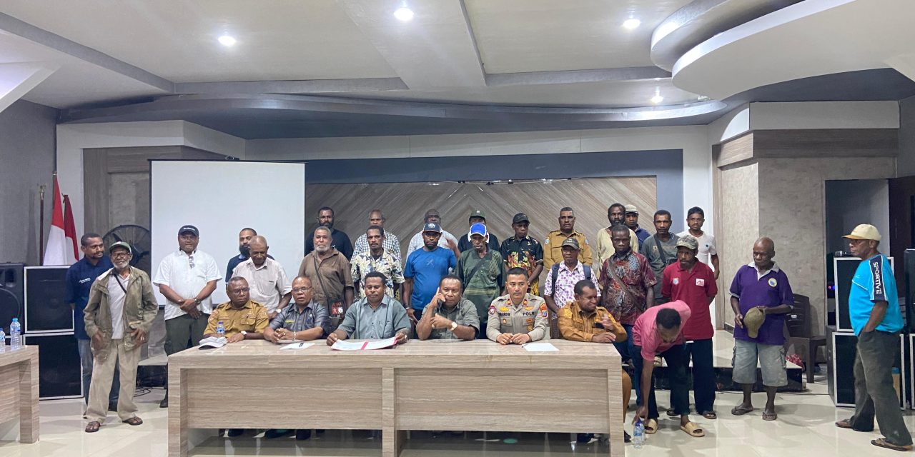 Audiensi dan Mediasi Dinamika Sosial di Sorong Selatan Berakhir Damai