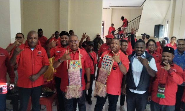 Ketua DPD PDI Perjuangan Papua Barat Daya Samsudin Anggiluli Buka Musancab di Maybrat, Konsolidasi 24 PAC Hadapi Pemilu 2029