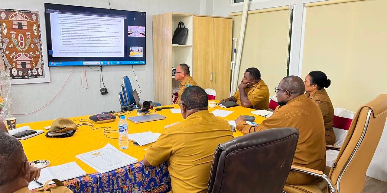 Bupati Maybrat Ikuti Zoom Meeting Bersama Kepala Sekretariat Presiden, Dorong Percepatan Infrastruktur, Pendidikan, dan Kesehatan