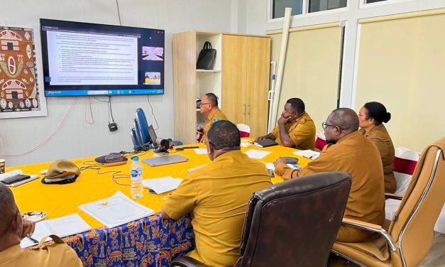 Bupati Maybrat Ikuti Zoom Meeting Bersama Kepala Sekretariat Presiden, Dorong Percepatan Infrastruktur, Pendidikan, dan Kesehatan
