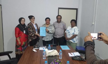Perkuat Kolaborasi, Yayasan Mitra Sosial Peduli Kemanusiaan Papua Gelar Audiensi Perdana Bersama Kadinsos P3A Papua Barat Daya
