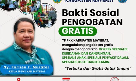 TP PKK Kabupaten Maybrat Gelar Bakti Sosial Pengobatan Gratis, Hadirkan Empat Dokter Spesialis
