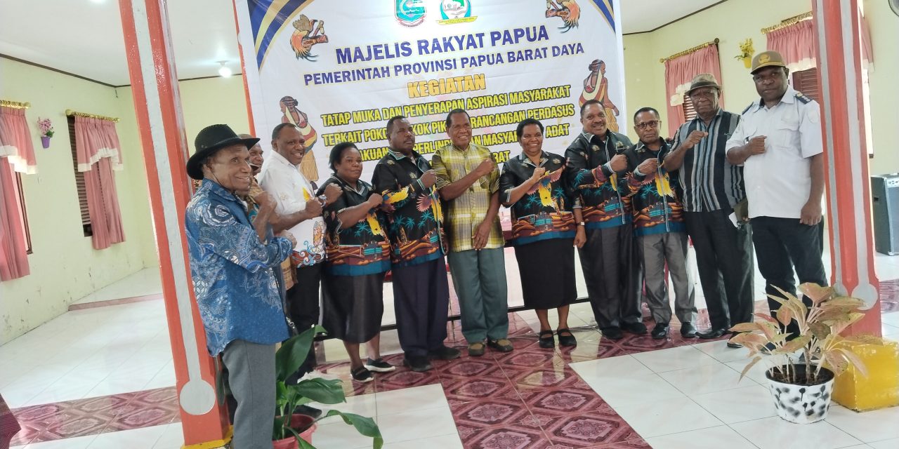 MRP Papua Barat Daya Serap Aspirasi Masyarakat Maybrat Terkait Definisi Orang Asli Papua dan Penguatan Lembaga Adat