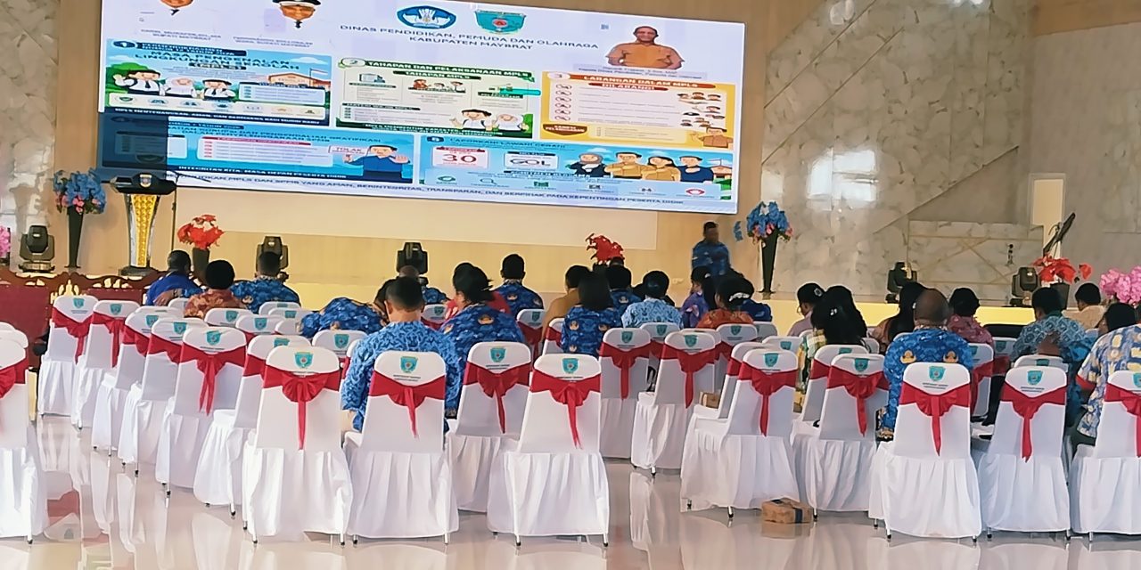 Dinas Pendidikan Maybrat Sosialisasikan Edaran KPK dan Permendikdasmen untuk Wujudkan Penerimaan Murid Baru yang Bersih dan Transparan