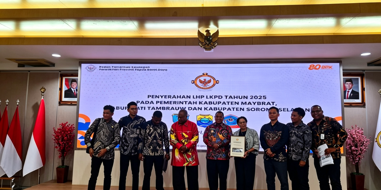 Kabupaten Maybrat Kembali Raih Opini WTP atas LKPD Tahun Anggaran 2025