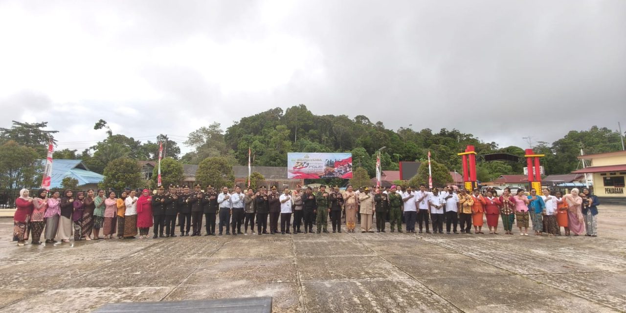 Upacara Hari Bhayangkara ke-80 di Polres Maybrat Berlangsung Khidmat, Dilanjutkan Peresmian Aula Theofani