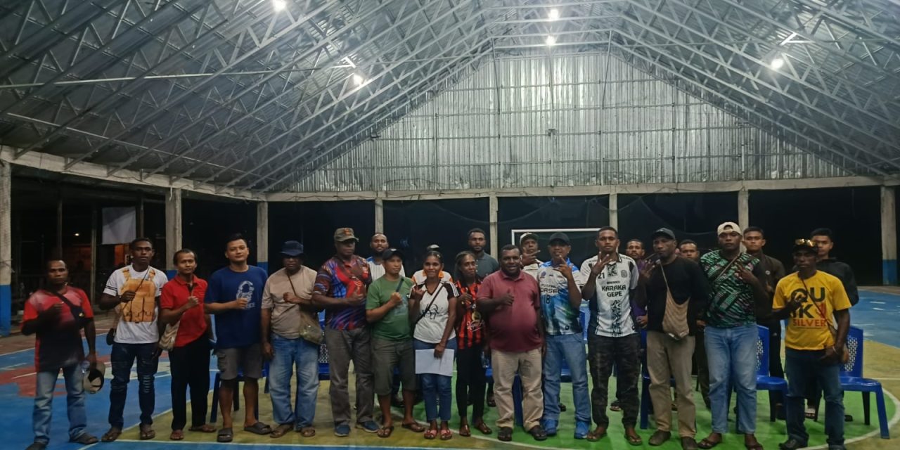 Panitia Turnamen Bola Voli Sorong Selatan Gelar Technical Meeting Sambut HUT Kabupaten dan HUT RI ke-81