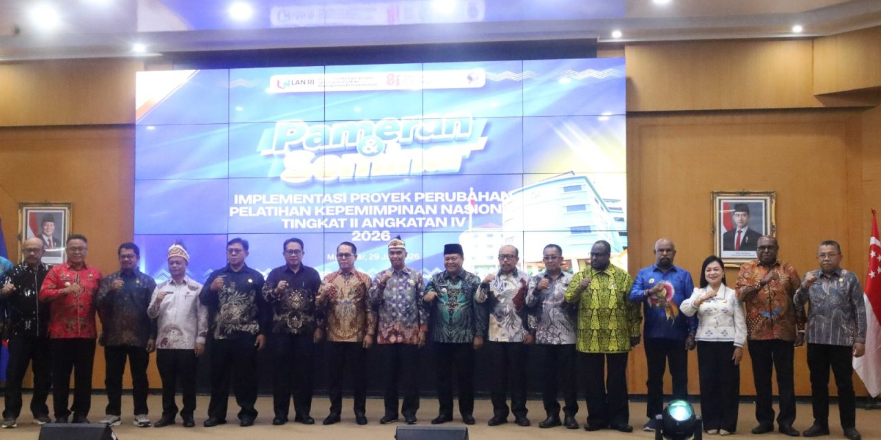 Sekda Maybrat Ferdinandus Taa Hadiri Pameran dan Seminar Implementasi Proyek Perubahan PKN Tingkat II LAN RI, Dukung Inovasi TUAN MAYBRAT