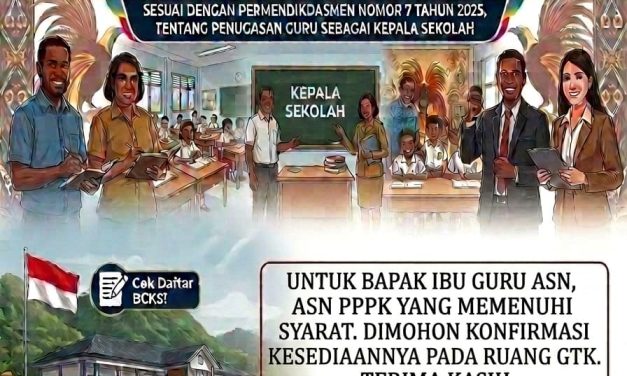 Dinas Pendidikan Maybrat Buka Seleksi Terbuka Bakal Calon Kepala Sekolah bagi Guru ASN dan PPPK
