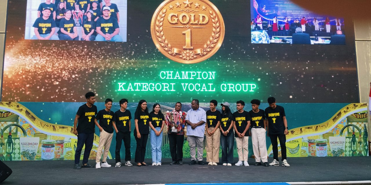 Vokal Grup Asal Maybrat Kembali Raih Juara I Nasional, Bupati Karel Murafer: Bukti Berkat Tuhan dan Kerja Keras Anak Daerah