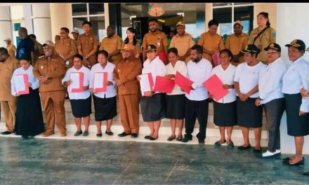 Bupati Maybrat Karel Murafer Terima Rekomendasi Pengangkatan CPNS Formasi 2021 Menjadi PNS dari Kementerian PANRB