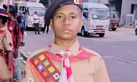 Wakil Bupati Sorong selatan mengajak masyarakat Sorong Selatan untuk memberikan dukungan dan doa kepada para peserta Jambore Pramuka Nasional