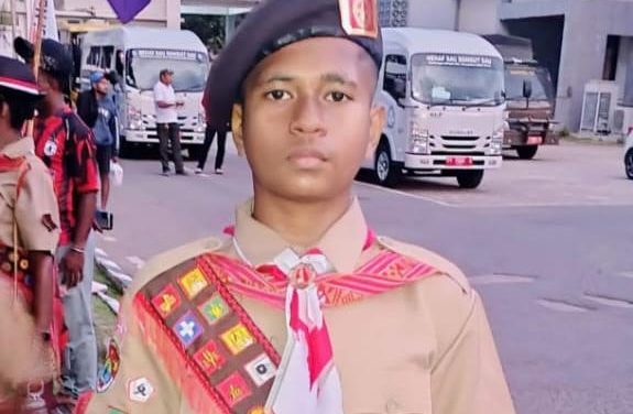 Wakil Bupati Sorong selatan mengajak masyarakat Sorong Selatan untuk memberikan dukungan dan doa kepada para peserta Jambore Pramuka Nasional
