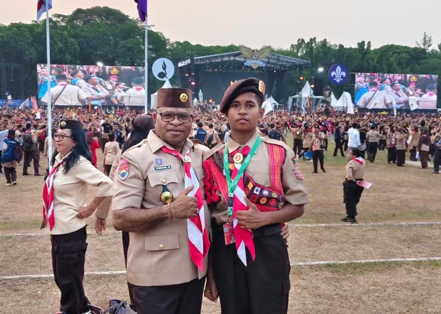 Abraham Bodory Wakili Kabupaten Sorong Selatan dalam Jambore Nasional XII Tahun 2026