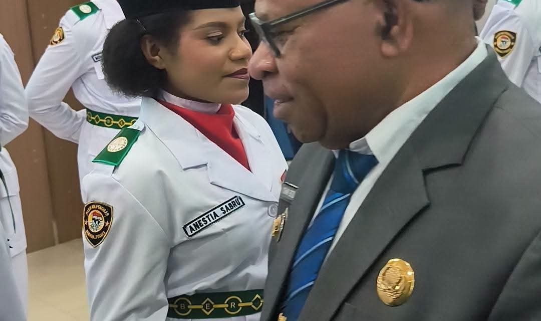 Wakil Bupati Sorong Selatan Hadiri Pengukuhan Paskibraka Kabupaten Sorong Selatan