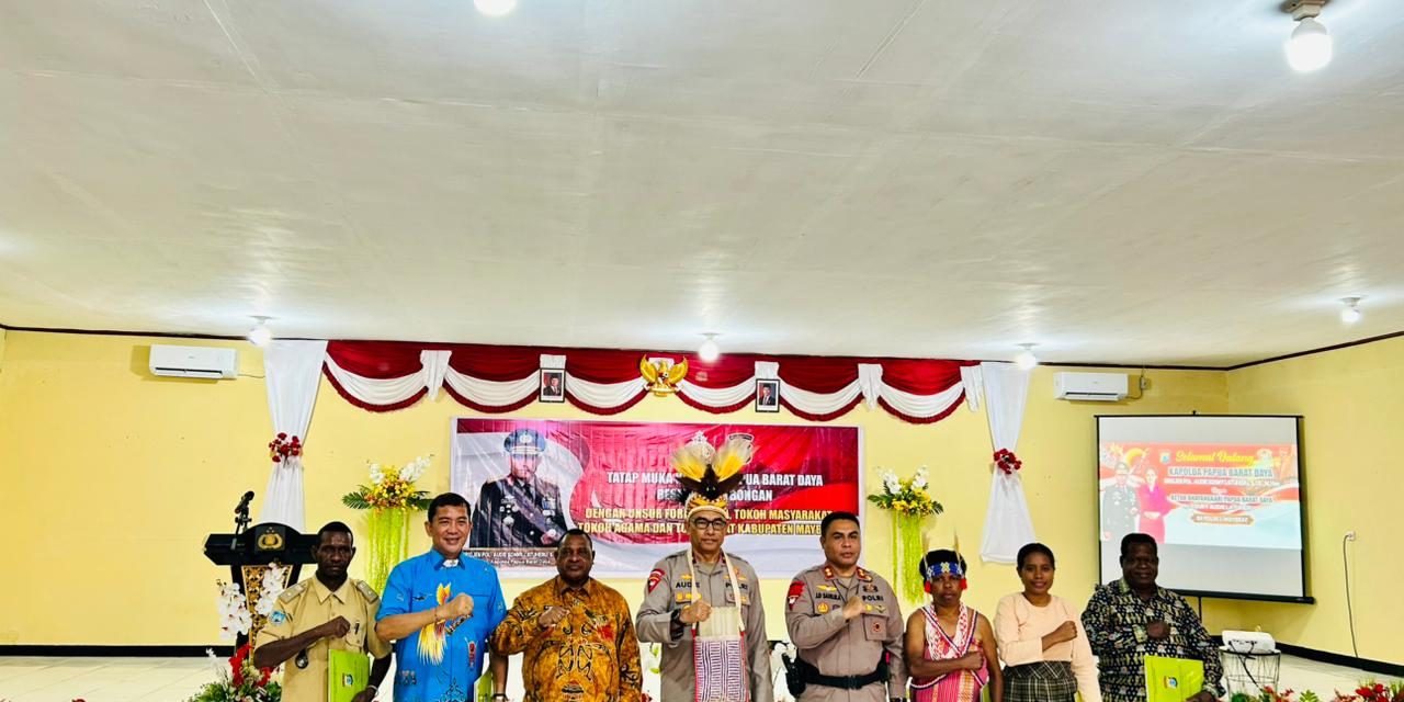 Bupati Maybrat Sambut Kunjungan Perdana Kapolda Papua Barat Daya ke Polres Maybrat