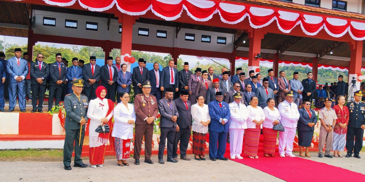 Bupati Maybrat: HUT ke-81 RI Berjalan Aman, Pembangunan Harus Didukung Keamanan dan Persatuan