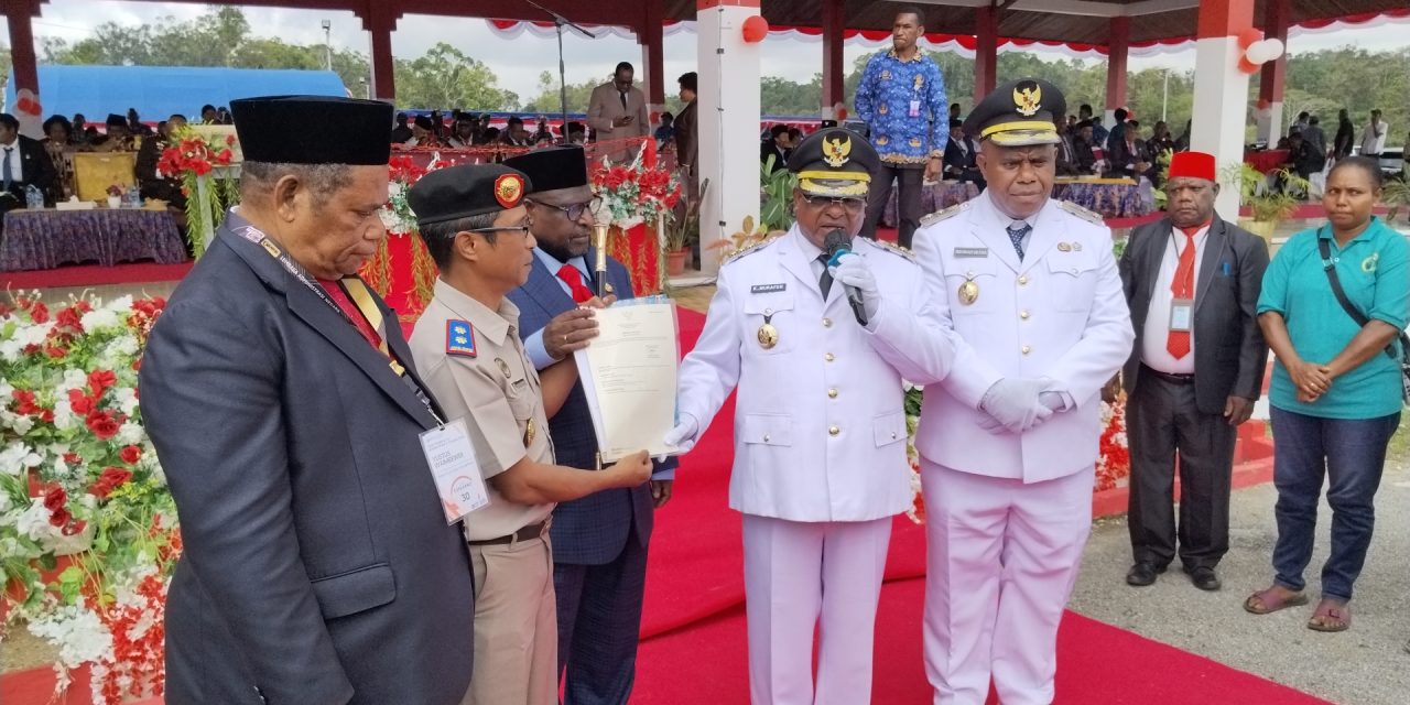 Sertifikat Tanah Sekolah Rakyat Diserahkan kepada Pemkab Maybrat