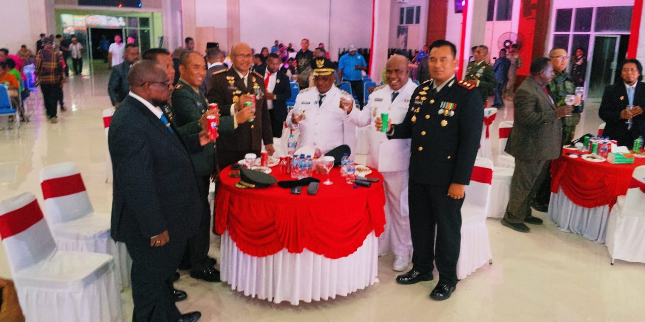 Bupati Maybrat Karel Murafer Sampaikan Apresiasi pada Malam Resepsi HUT ke-81 RI