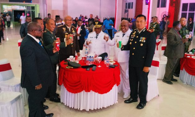 Bupati Maybrat Karel Murafer Sampaikan Apresiasi pada Malam Resepsi HUT ke-81 RI