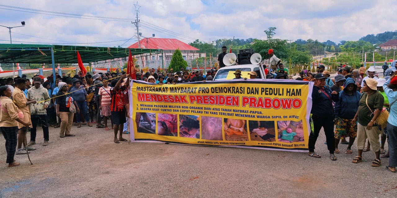 Masyarakat Maybrat Pro Demokrasi dan Peduli HAM Desak Presiden Tarik Pasukan Non-Organik
