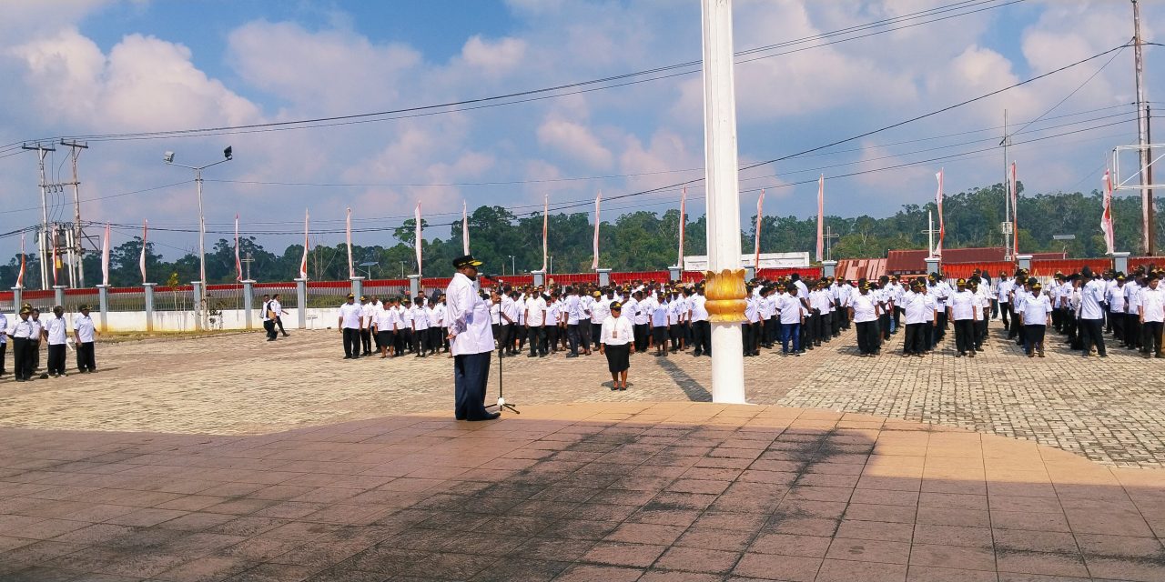 Sekda Maybrat Ferdinandus Taa Minta ASN Dukung Bupati dan Percepat Penataan Pasar Sahbur