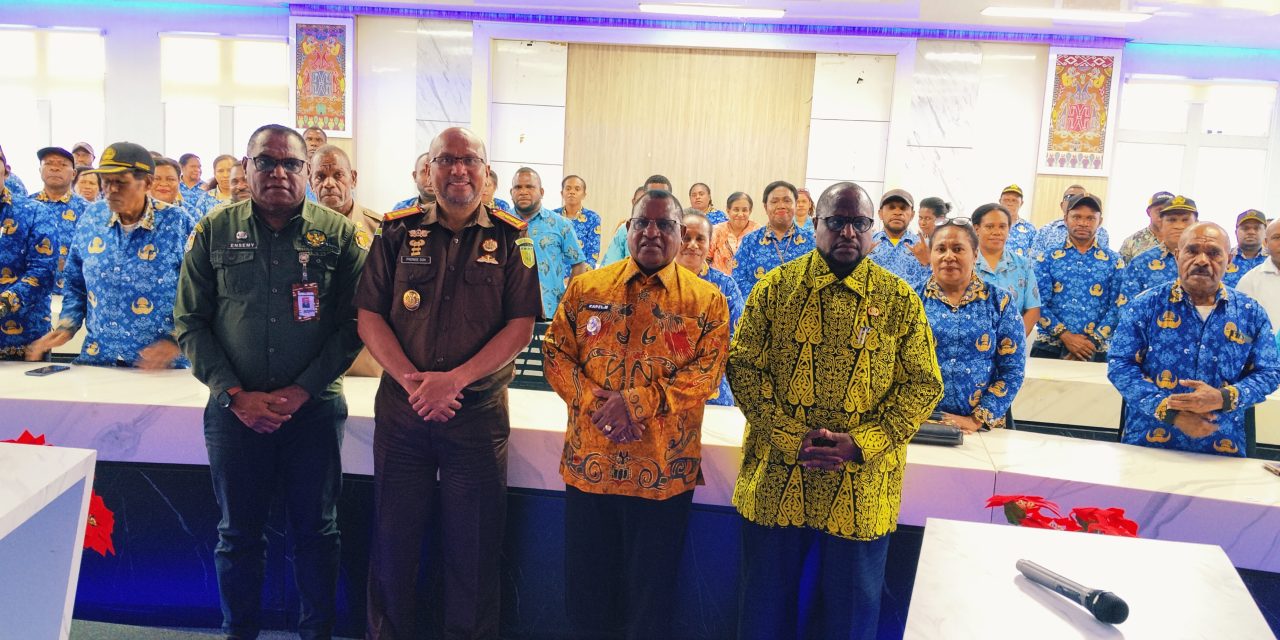 Kejari Sorong Berikan Penyuluhan Hukum Pencegahan Tindak Pidana Korupsi kepada Pemkab Maybrat