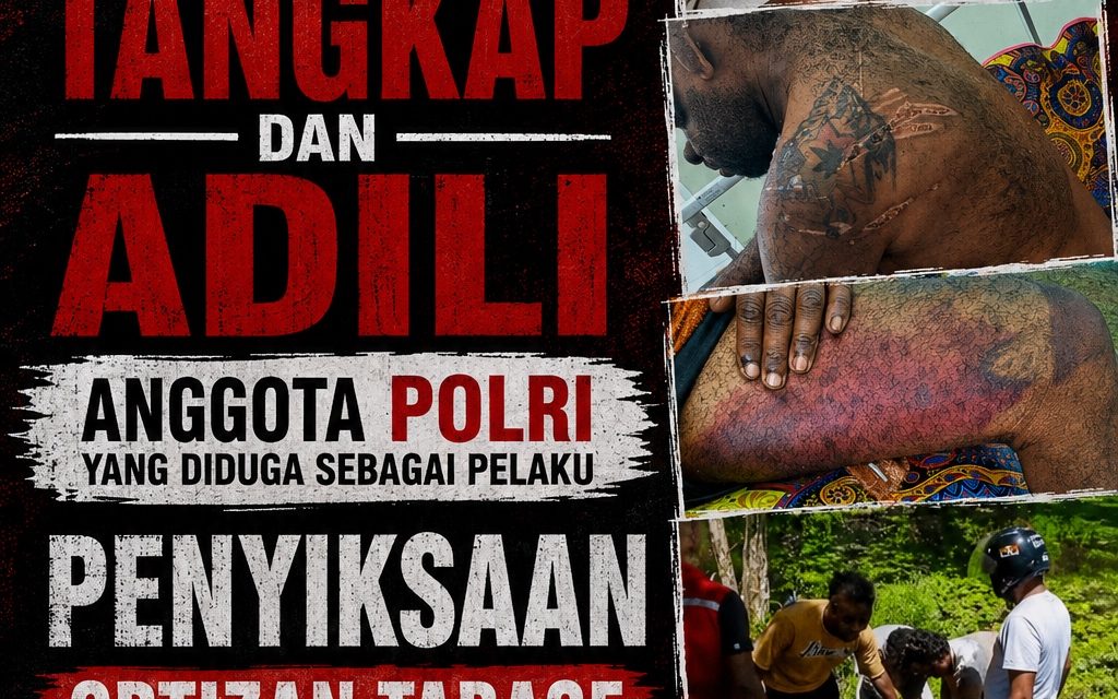 LBH Papua Pos Sorong Desak Polresta Sorong Kota Proses Hukum Anggota Polri yang Diduga Menyiksa Ortizan F. Tarage