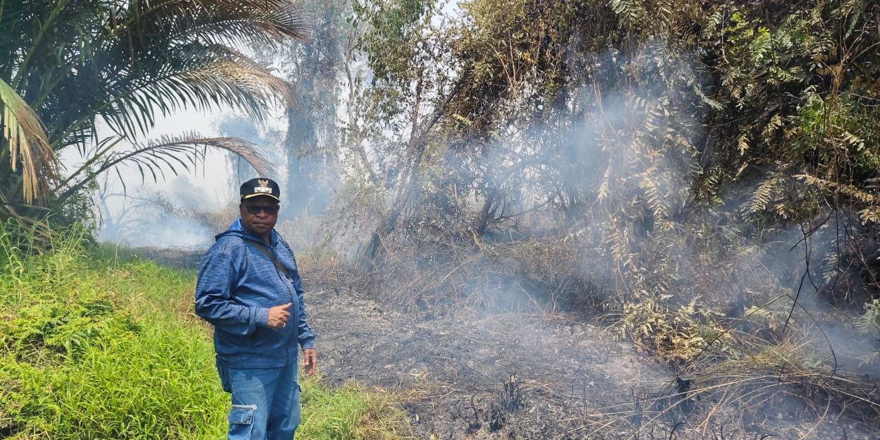 Kebakaran Hutan Meluas di Kokoda, Wabup Sorong Selatan Minta Dukungan Forkopimda hingga BNPB