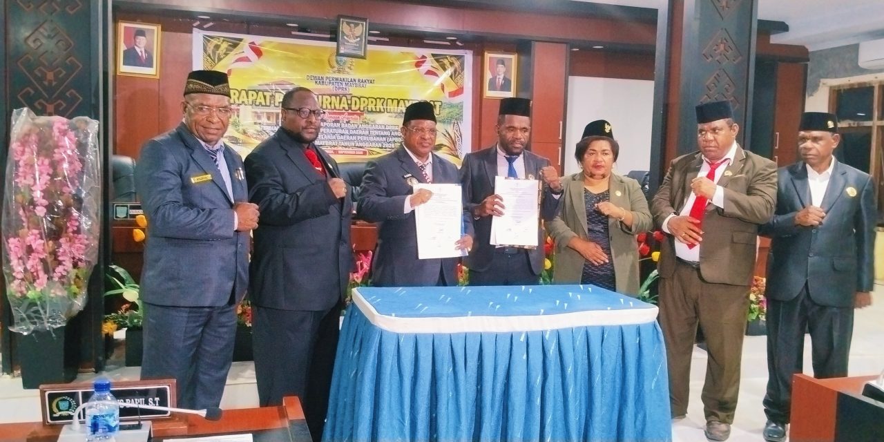 DPRK Maybrat Sahkan Perubahan APBD 2026, Silas Frasawi: Kesepakatan Jadi Landasan Pembangunan Daerah