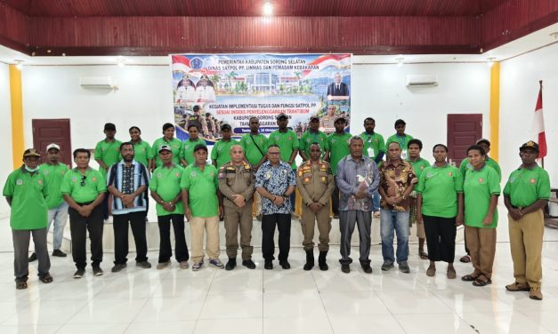 Wakil Bupati sorong Selatan Yohan Bodory Buka Pelatihan Satpol PP, Perkuat Ketertiban dan Keamanan di 121 Kampung