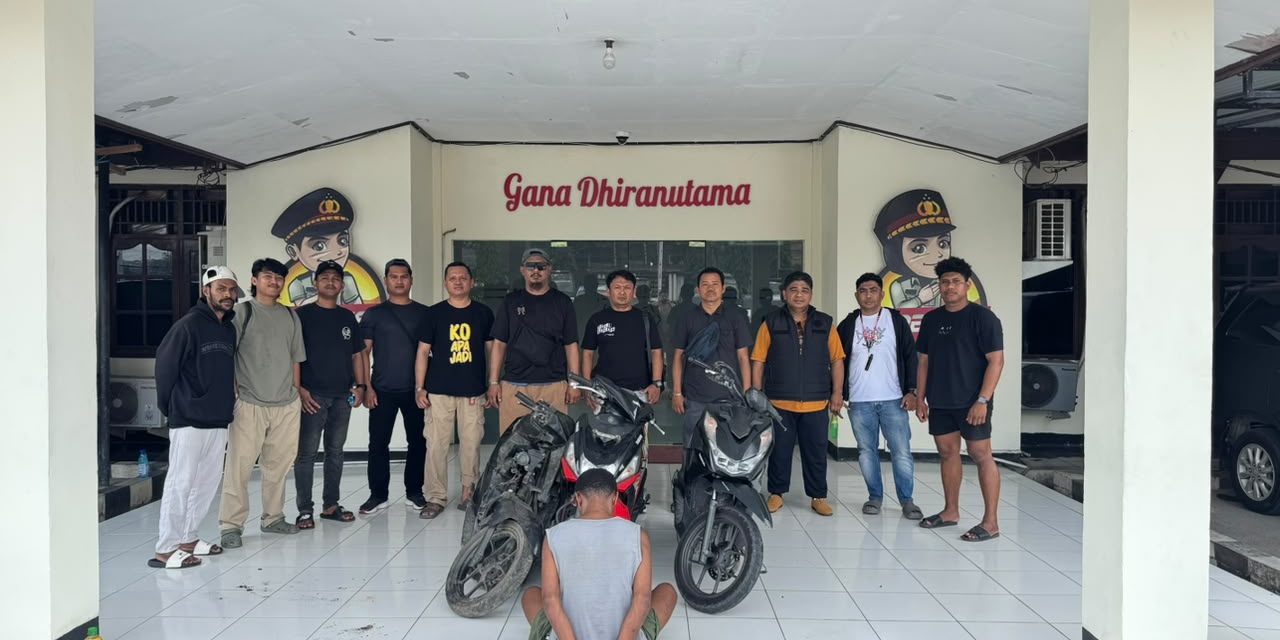 Polresta Sorong Kota Ungkap Kasus Curanmor,Tiga Unit Sepeda Motor Diamankan