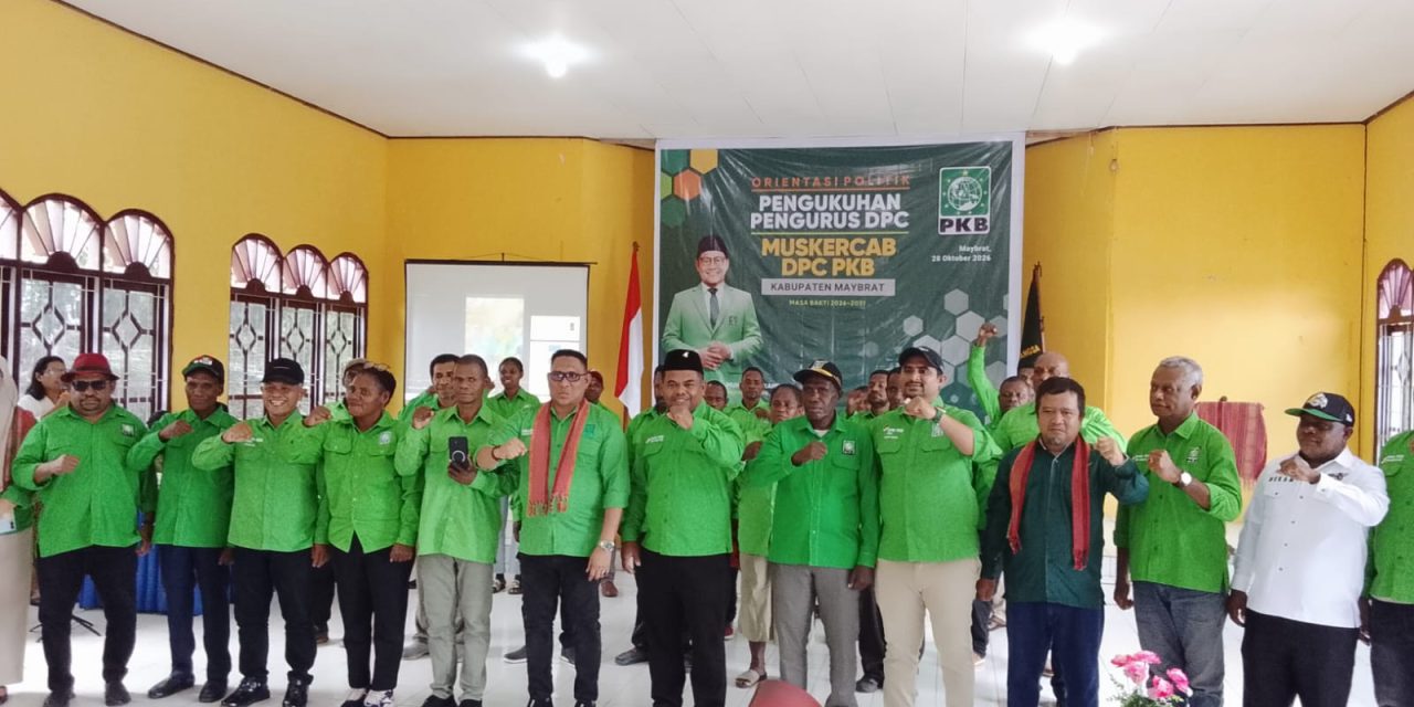 PKB Maybrat Targetkan Formasi 114 pada Pemilu 2029, Bidik Kursi DPR RI hingga DPRK