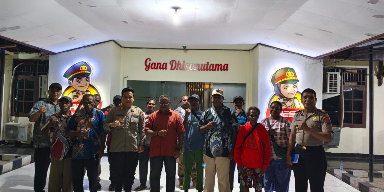 Kepala Suku Besar Imeko Yohan Bodory Mediasi Konflik Antarsuku di Kota Sorong, Dua Korban Jalani Perawatan Medis